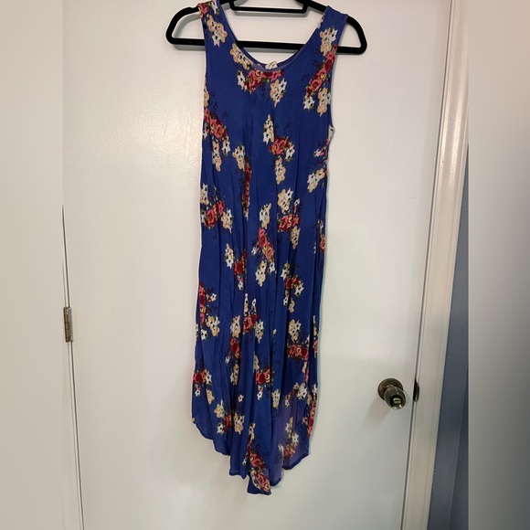 Riviera sun dress, XL blue floral - Picture 4 of 4